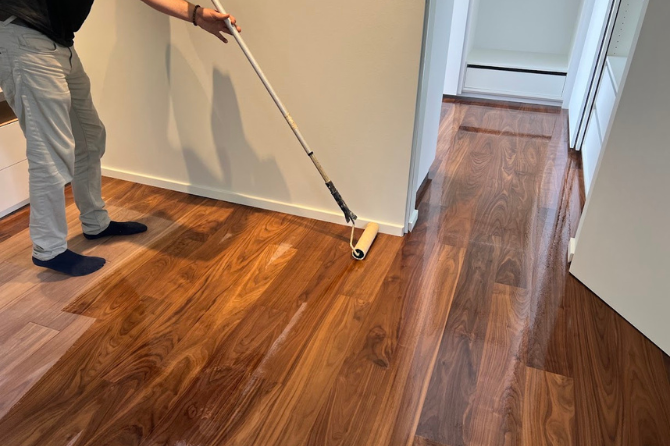 Vitrification parquet