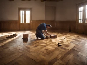 ponçage parquet ancien Narbonne