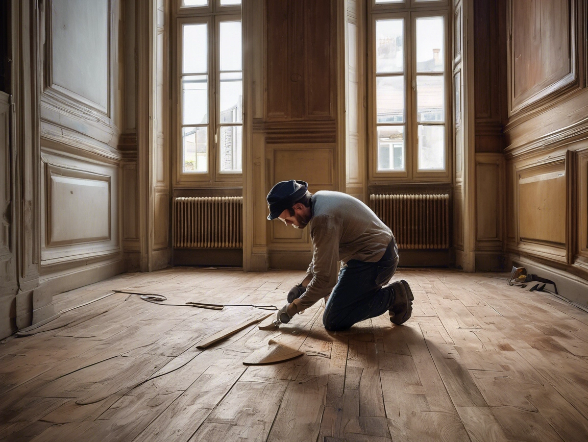 ponçage de parquet ancien à Maisons-Alfort