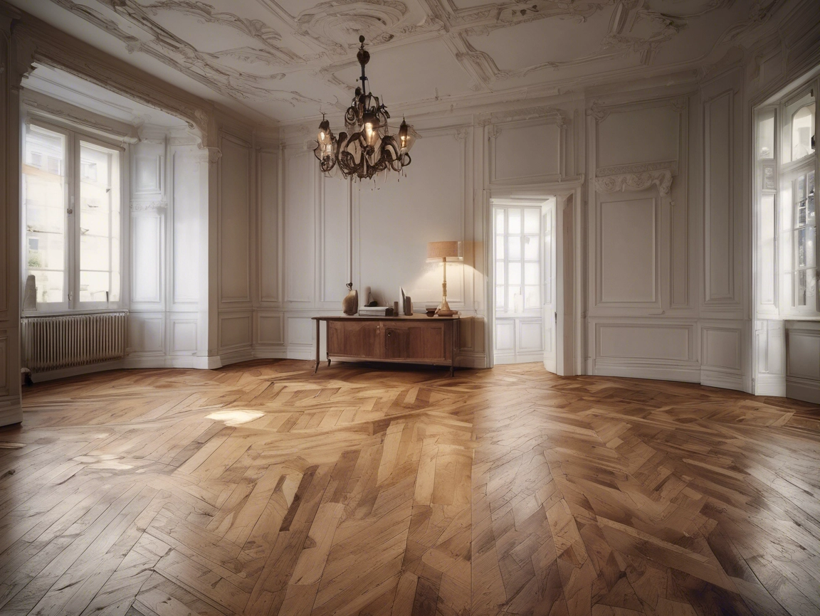 Ponçage de parquet à Colmar