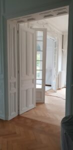 Vitrification de parquet à Uffholtz, à côté de Cernay