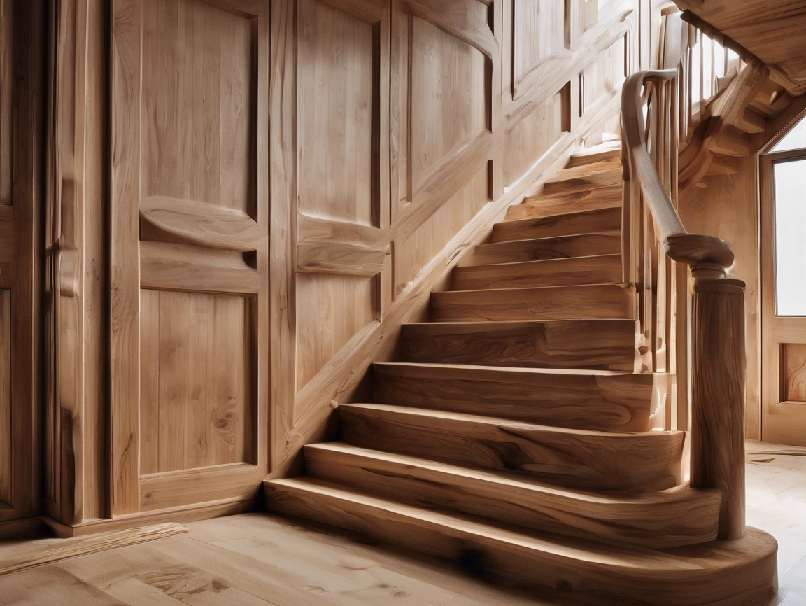 Ponçage escalier bois Gérardmer
