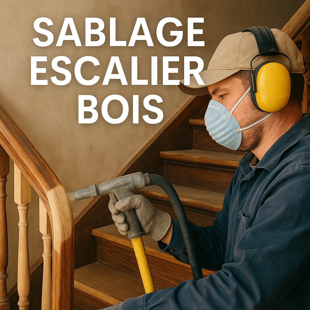 Sablage Escalier Bois Guide complet les ponceurs réunis.fr