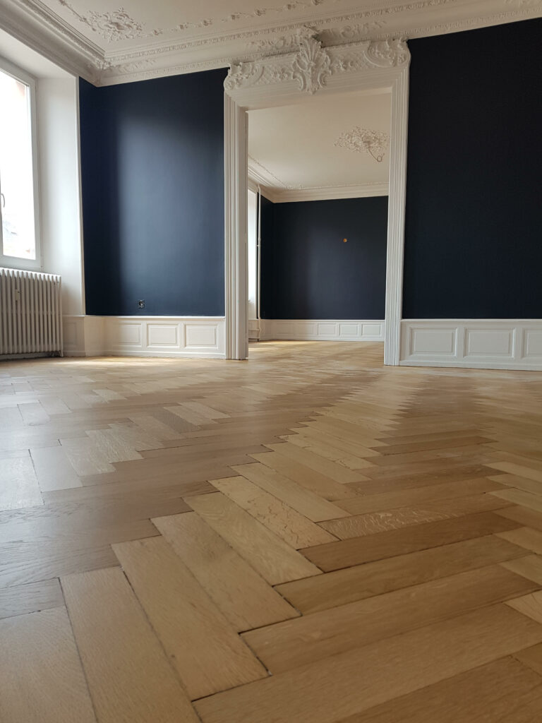 Rénovation de parquet à Riquewihr