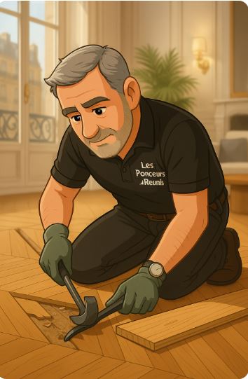 spécialistes du changement de lames de parquet massif et ancien.